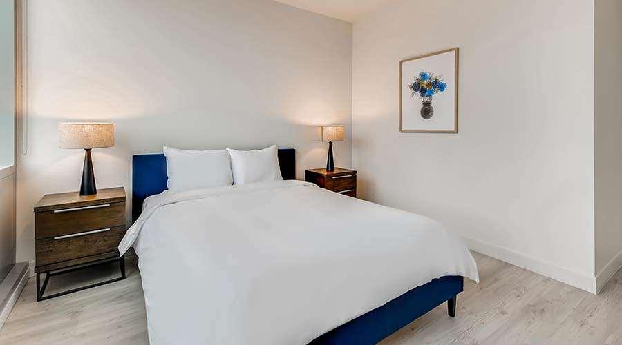 Aparthotel Sentral Michigan Avenue Chicago Habitación foto A bedroom at the hotel