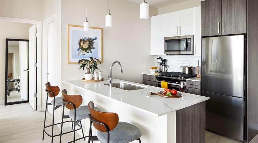Aparthotel Sentral Michigan Avenue Chicago Exterior foto Kitchen
