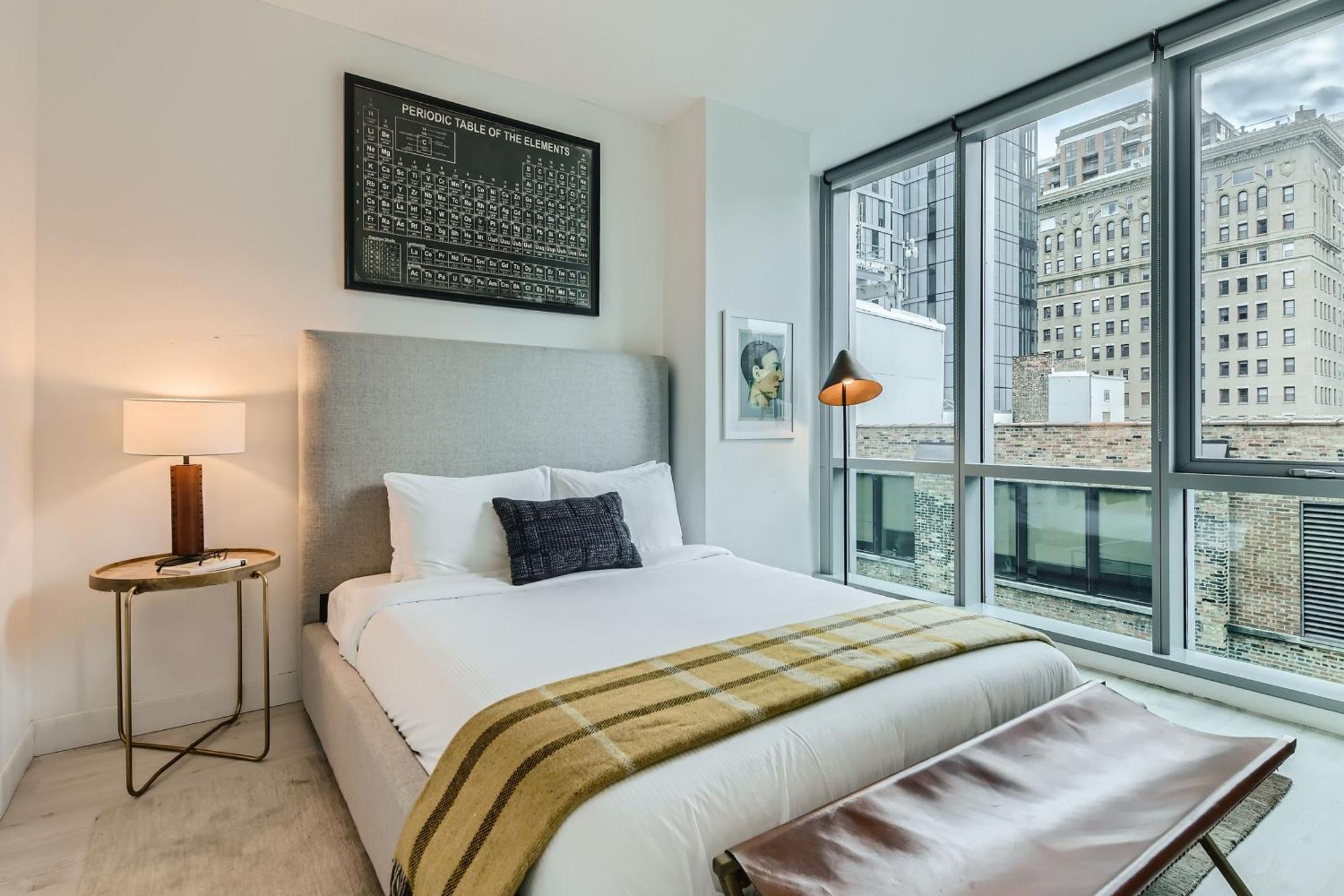 Aparthotel Sentral Michigan Avenue Chicago Habitación foto A bedroom